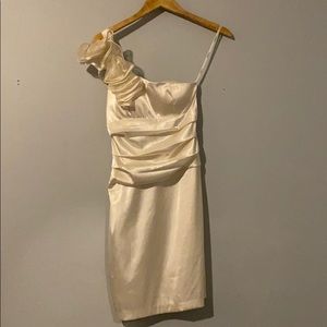 White Evening Homecoming dress